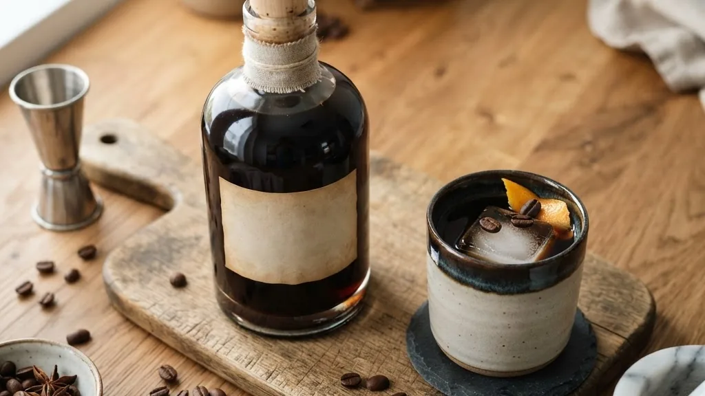 Editorial photo of coffee liqueur